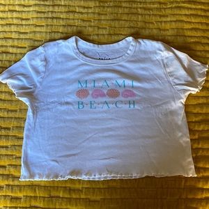 PacSun cropped top size M